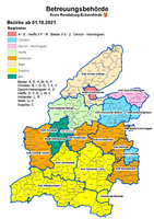 alt= "Eine Karte der Bezirke, für die die Betreuungsbehörde des Kreises Rendsburg-Eckernförde zuständig ist."