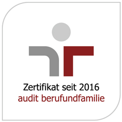 Logo des Zertifikates des audit berufundfamilie